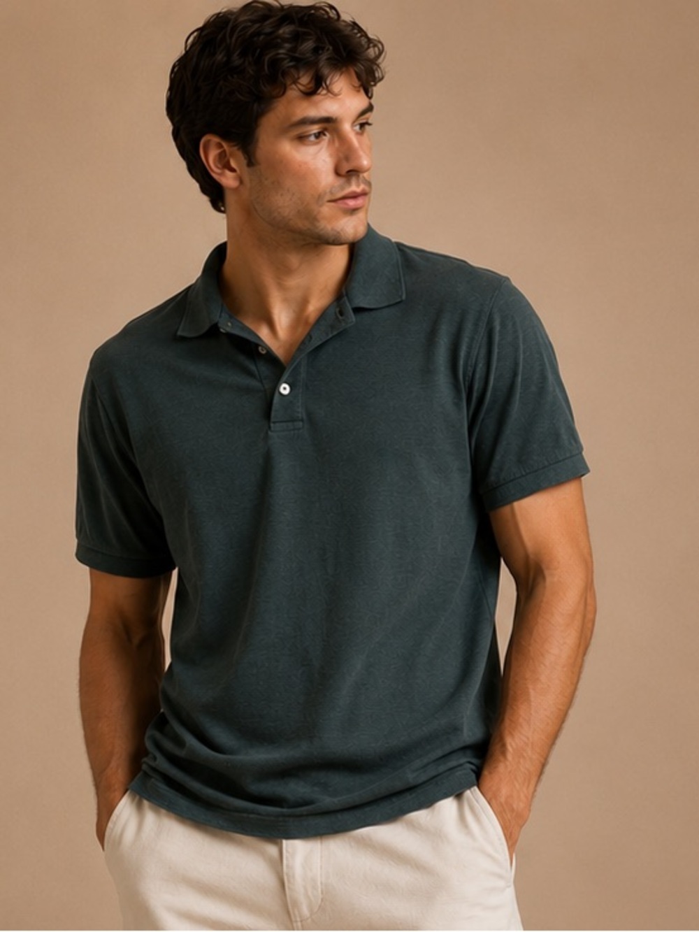 St. John’s Bay Legacy Polo Men’s Large Blue Casual Shirt